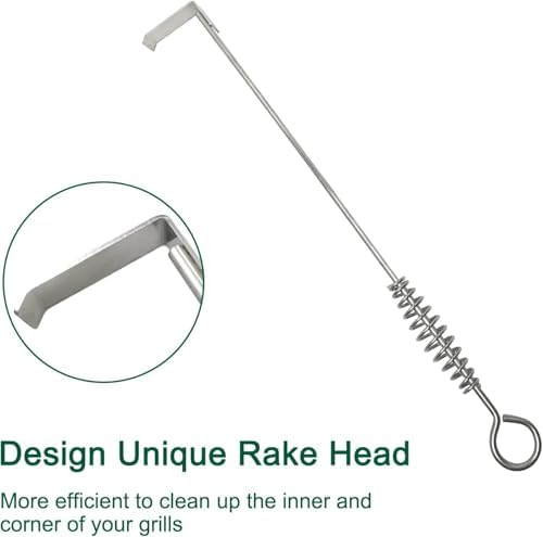 22-inch Grill Oven Ash Cleaning Tool, Suitable for Big Green Egg, Kamado Joe, and Other Charcoal Grills, Corner Cleaning Accessory - Image 7