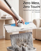 MASTERTOP Snap Grip Mop, Hands Free Flat Mop with 51" Adjustable Handle - Image 2