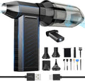 Preciva 2-in-1 Compressed Air Duster, 180,000 RPM High-Speed Turbo Electric Duster & Vacuum with 3-Second Deep Cleaning, Rechargeable Battery, 6 Attachments and LED Light for Keyboard, PC, Car, Home by FindtheToolsYouWant