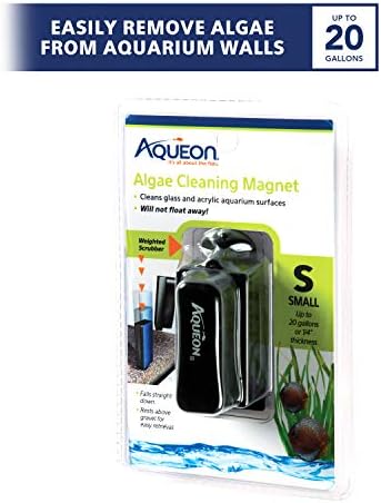 Aqueon Aquarium Algae Scraper, Fish Tank Cleaning Magnets for Glass/Acrylic, Small, Black (Pack of 3) - Image 2