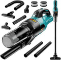 Cordless Vacuum Cleaner for Makita 18V Battery, 6 in 1 Handheld Electric Vacuum Cleaner with HEPA Filter and LED Light, 46 CFM Portable Hand Vacuum for Floor, Carpet, Car (Battery Not Included) by Unknown