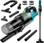 Cordless Vacuum Cleaner for Makita 18V Battery, 6 in 1 Handheld Electric Vacuum Cleaner with HEPA Filter and LED Light, 46 CFM Portable Hand Vacuum for Floor, Carpet, Car (Battery Not Included) by Unknown