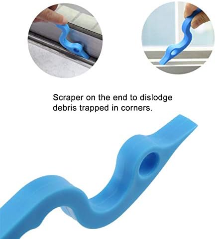 2pcs Hand-held Groove Gap Cleaning Tools Door Window Track Kitchen Cleaning Brushes (Sky Blue) - Image 7