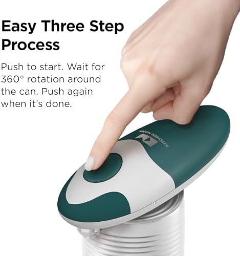 Kitchen Mama Auto 2.0 Electric Can Opener, Emerald Mist - Image 4