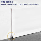 Vinyl Baseboard Molding Trim 4 Inch Peel and Stick Cove Base - Image 4