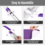 Microfiber Hardwood Floor Spray Mop with 3 Pads & Refillable Bottle - Image 6