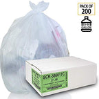 Aluf Plastics 55-60 Gal Trash Bags, 17 Micron (EQ.), 38" x 60" (200 Count) - Image 3