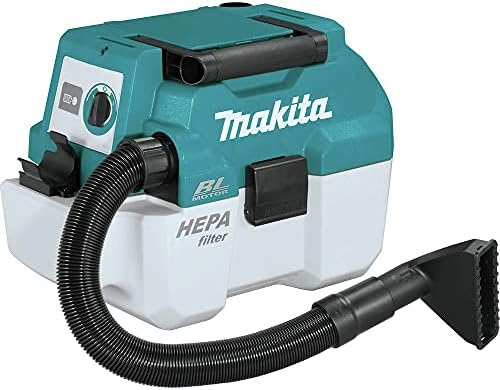 Makita XCV11Z 18V LXT Lithium-Ion Brushless Cordless 2 Gallon HEPA Filter Portable Wet/Dry Dust Extractor/Vacuum, Tool Only - Image 2