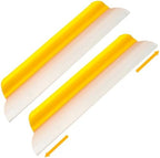 2 Pack 14 Inch Car Drying Squeegee Yellow Silicone Window Blade by Lanties