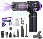 Airpollo® Car Vacuum Portable Cordless Handheld Cleaner Aspiradora para Carro, 4 in 1 with LED Screen V2 Portable 29000 Pa Suction Air Blower, Rechargeable High Power for Home, Long Lasting Battery by Unknown