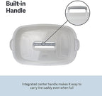 Casabella Plastic Multipurpose Cleaning Storage Caddy with Handle, 1.5-Gallon, Clear - Image 3