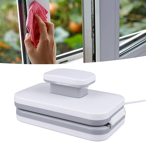 Window Cleaner, Magnetic Glass Cleaner Window Washer Glass Wiper Magnetic Cleaning Tools Magnetic Glass Brush Outside Window Cleaner Tool for Home - Image 5
