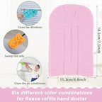 12 Pcs Reusable Duster Refills Washable Pads, Candy Color - Image 2