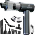 Car Vacuum Portable Cordless 20000Pa Powerful Handheld, Mini, Hoover Cleaner, 3 Speed Suction, Easy Empty, Rechargeable 7800mAh, Blower Inflator Deflator, Car Cleaning Kit by Unknown