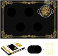 Large Newly-Enhanced Silicone Induction Cooktop Protector Cover Stove Mat 21.2"x35.4" (Magnetic) | 300°C (572°F) Heat-Resistant | Power Boost Compatible | Prevents Pot Sliding & Scratches,Black_Gold1 by CooksAid