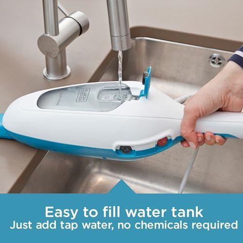 BLACK+DECKER Steam Mop, White (HSM13E1) - Image 5