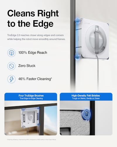 ECOVACS WINBOT W2S PRO Window Cleaning Robot, 10,000Pa Suction - Image 6