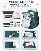 coofay Travel Backpack Carry on Flight Approved Mochila De Viaje Carry on Backpack for Airplanes Spirit Airlines Personal Item Travel Bag Traveling Backpack for Women Men Travel Essentials - Image 6