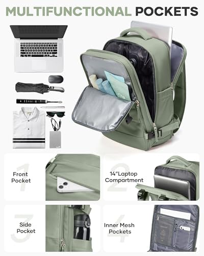 coofay Vacuum Backpack Travel with Pump Vacpack Travel Backpack with Vacuum System Mochila de Viaje Compresion al Vacio Easyvacpack Airbag Backpacks for Traveling Carry on Luggage - Image 6