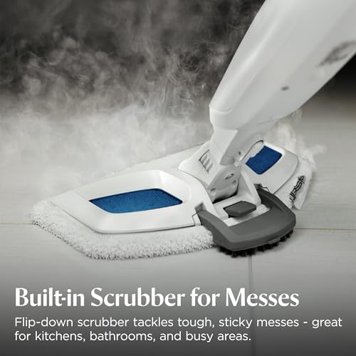 BISSELL Steam Mop 1940A PowerFresh Floor Steam Cleaner for Hard Wood & Tile with Natural Sanitization, Easy Scrubber, Variable Steam, 12” Cleaning Path - Image 3