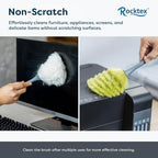 3 Pack Microfiber Delicate Duster & Detail Brush - Dual Ended Duster with Microfiber, Electrostatic and Washable Screen Static Cleaning Tool for Office, Car, Laptop, Screen, Keyboard, TV - Image 3