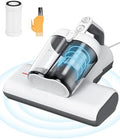 Laymi Mattress Vacuum Cleaner with UV-C Light, 450W Powerful Handheld Bed Vacuum with High Beating Roller Brush, True HEPA Filter, XL Dual Larger Dust Cup for Deep Cleaning of Dust & Pet Hair by Laymi
