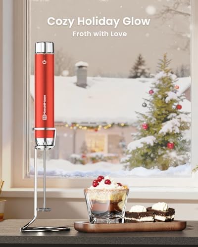 Maestri House LunaFro Max Rechargeable Milk Frother,Stepless Speed Control - Image 2