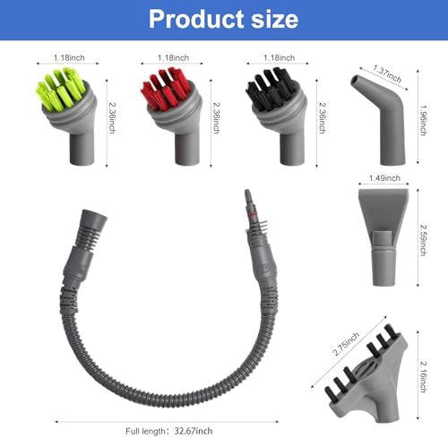 Replacement Extension Hose cleaner brush tool parts for Bissell Steam Shot Omni Hard Surface steam Cleaner 39N7A 39N7V 39N7H 39N71 39N72 39N73 39N78 39N7N 2994B handheld portable steam Accessories - Image 3