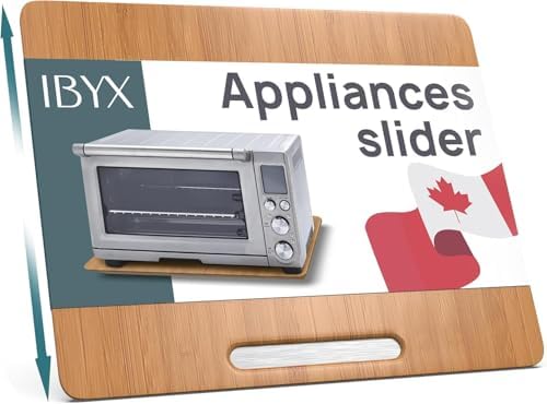 Ibyx Appliance Slider, Sliding Tray for Coffee Maker, 21 x 15 in, Natural by Ibyx