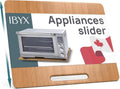 Ibyx Appliance Slider, Sliding Tray for Coffee Maker, 21 x 15 in, Natural by Ibyx