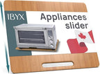 Ibyx Appliance Slider, Sliding Tray for Coffee Maker, 21 x 15 in, Natural by Ibyx