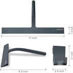 Shower Squeegee for Glass Doors, RICHMIRTH 11" Inch Width Silicone Rubber Blade Squeegee Window Cleaner Tool Squeegee for Shower Glass Doors Bathroom - Image 2