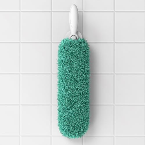 Microfiber Duster with Handle and Washable Duster Head, Dusters for Cleaning,Green, Reusable Cleaning Tool,2PCS - Image 6