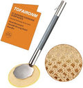 Oven Racks Clean Brush, Cast Iron Wok Skillet Scrubber Brush Non-Scratch, Long Handle, Heat-Resistant Kitchen Cleaning Brush for Wok,Pan, Indoor Grates, Pans, Oven Racks, Cook Rack, Dish by Unknown