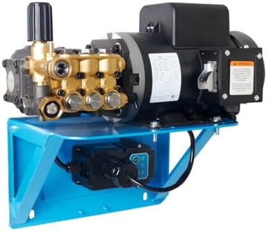 Canpump Wall-Mount Pressure Washer: 5 hp Full-Speed Motor 230 V, Total Stop System, Canpump CF 2530 EH, Remote Control by Canpump