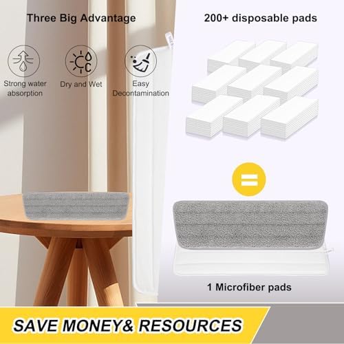 10 Pack 16.5 inch Reusable Mop Pads Microfiber Spray Mop Replacement Heads for Wet/Dry Mops Compatible with Bona Floor Care System - Image 7