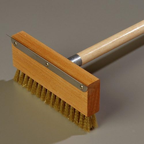 SPARTA Oven Brush and Scraper with Handle and Brass Wire Bristles for Cleaning High Temperature Surfaces, 8.5" Brush, 1 Count - Image 7