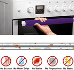 7Pcs Refrigerator Door Handle Cover Washable Kitchen Appliance Decor Handles Fridge Oven Microwave Dishwasher Antiskid Protector, Keep Off Fingerprints Food Stains - Image 3
