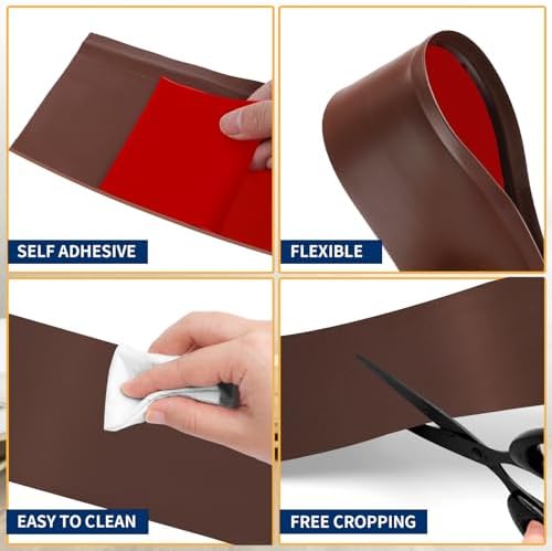 Vinyl Baseboard Molding Trim 6 Inch Peel and Stick Cove Base - Image 3