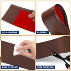 Vinyl Baseboard Molding Trim 6 Inch Peel and Stick Cove Base - Image 3