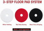 22 Inch White Floor Polishing Pads, 5 Pack, 23mm Thick Floor Machine Pads for Polishing, Buffing, Finishing and Floor Maintenance, for Rotary Machines, Buffers and Auto Scrubbers - Image 7