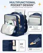 coofay Travel Backpack Carry on Flight Approved Carry on Backpack for Airplanes Personal Item Travel Bag 18x14x8 Inches Traveling Backpacks Airback Backpacks for Traveling Mochila de Viaje - Image 4