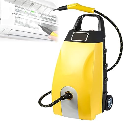 3000w Commercial Steam Cleaners, 3.5L Portable Steamer Cleaning Machine, For Home, Car,Hotel & Ac Cleaning | Heated Carpet Extractor For Home Appliances & Auto Detailing(Yellow) by Unknown