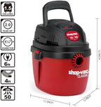 Shop-Vac 1.5 Gal 2.0 Peak HP Wet/Dry Vacuum, Wall Mount Small Vac, 2030100 - Image 5