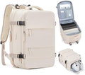 Expandable Travel Backpack For Women Men Airline Approved Personal Item Backpack For Airlines Carry On Backpack Flight Approved Waterproof Backpack For Traveling On Airplane Weekender Travel Bag by coofay