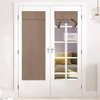 NICETOWN Cappuccino Blackout French Door Curtain Window Cover by NICETOWN