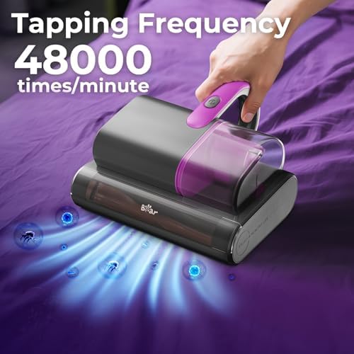 Bear Mattress Vacuum Cleaner, Bed Vacuum Cleaner with 253.7nm UV-C Light, 140°F Heat, HEPA Filter, 15Kpa Strong Suction Versatile Handheld Vacuums for Bed, Sofa, Couch, Dust & Pet Hair(Corded) - Image 3