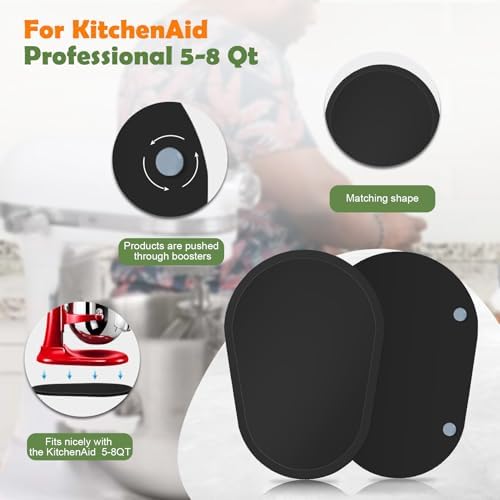 Mixer Slider for Kitchen Aid 5-8 Qt Bowl Lift Stand Mixer, Black - Image 4