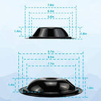 1 Large and 3 Small Stove Drip Pans for GE Electric Stove Top, Set of 4 - Image 4