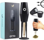 OTTO One-Touch Automatic Spice Mill - USB Rechargeable - Black by BANANABROS